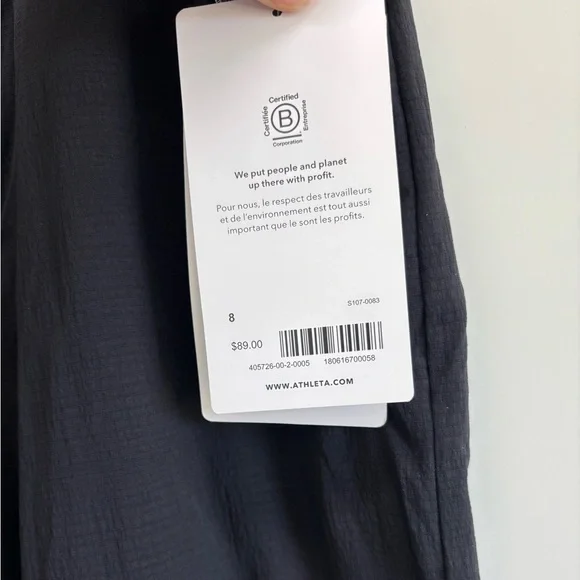 Athleta Trekkie North Jogger Pants Black Womens Size 8 NWT High rise outdoor - Picture 8 of 11